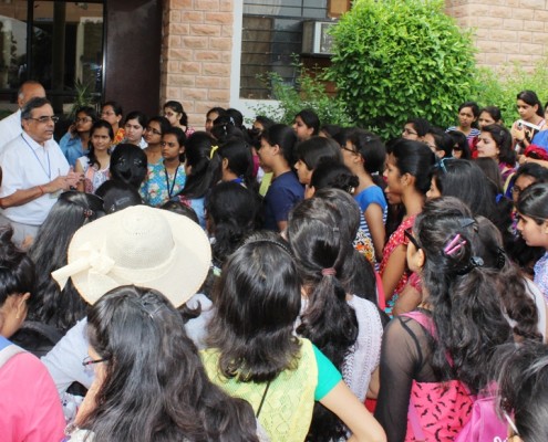 Photo JNU Visit